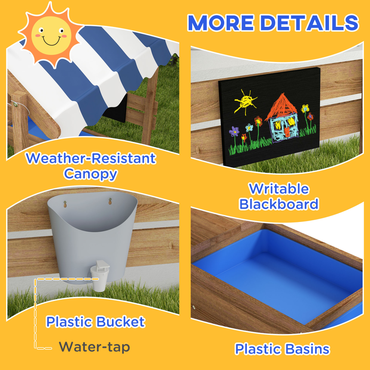 cortex-london-windsor-kids-sand-pit-playhouse-canopy-blackboard-sink