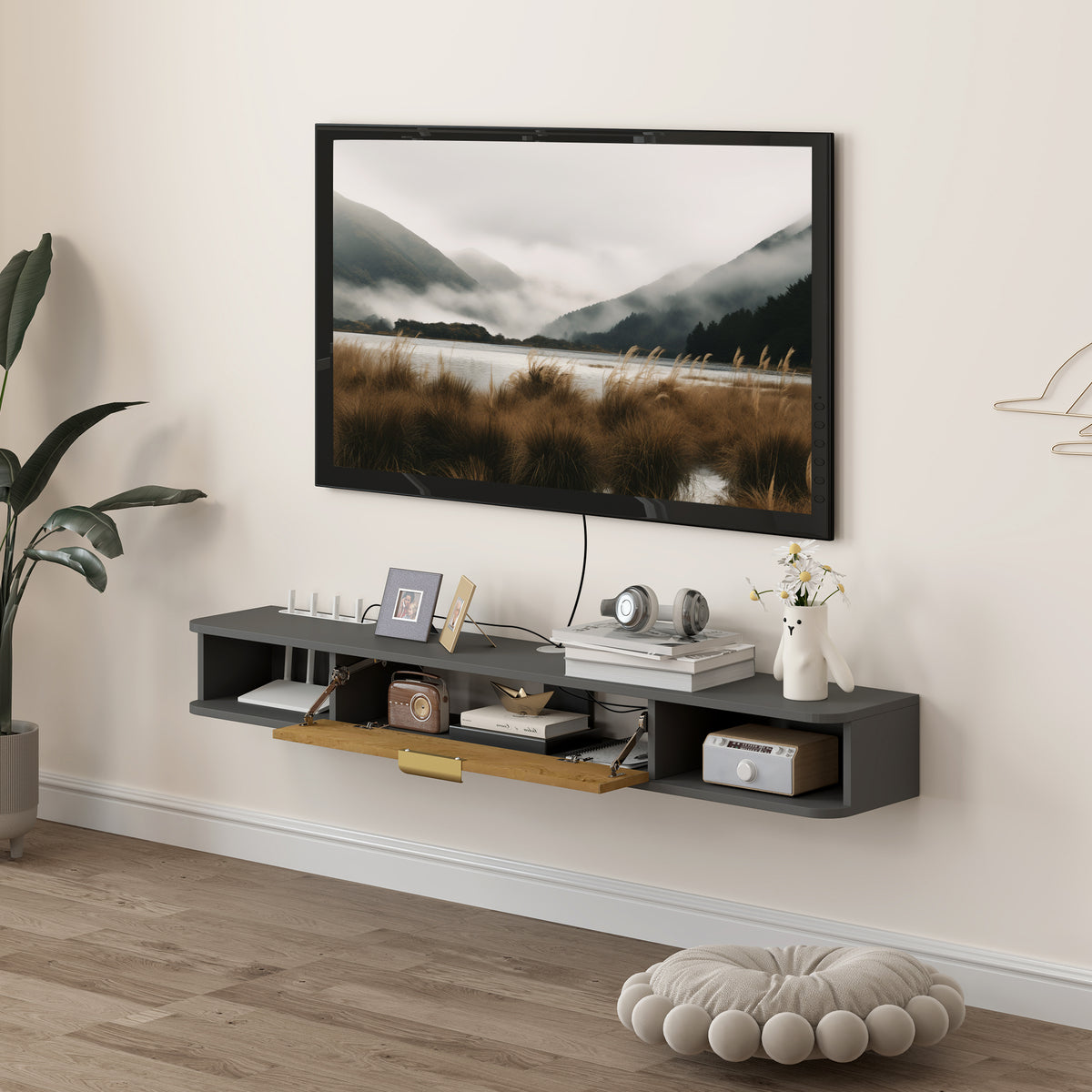 cortex-london-kensington-140cm-floating-tv-unit-storage-charcoal-grey