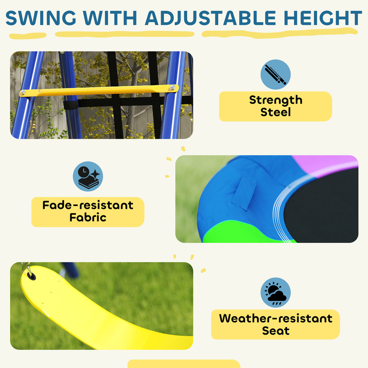 cortex-london-windsor-kids-swing-set-three-swings-climbing-net
