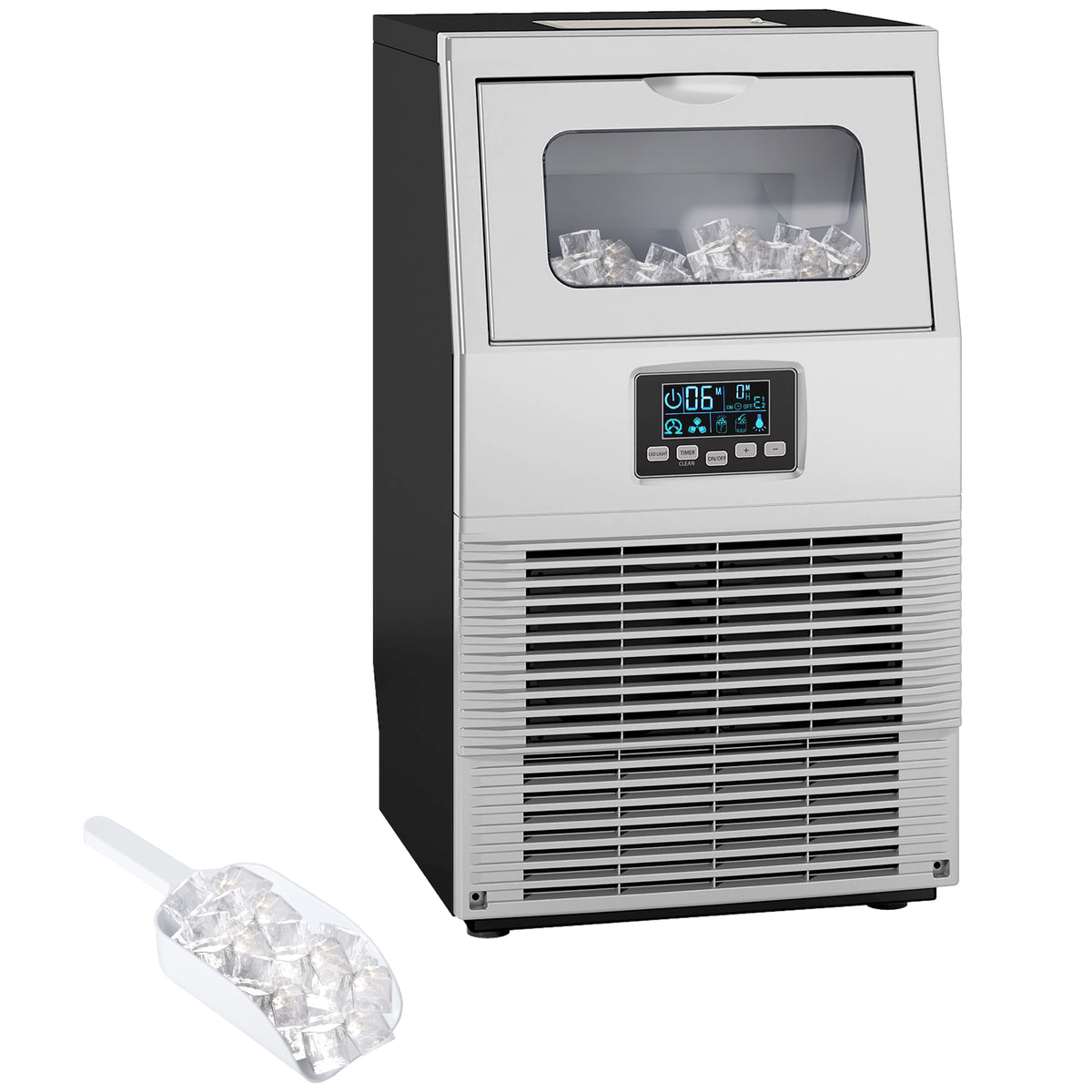 cortex-london-westminster-commercial-ice-maker-4kg-storage-silver-tone-black