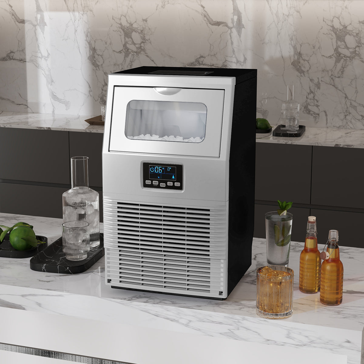 cortex-london-westminster-commercial-ice-maker-4kg-storage-silver-tone-black