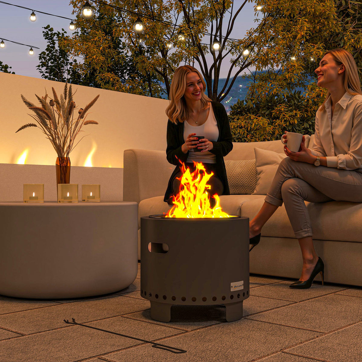 cortex-london-windsor-smokeless-wood-burning-fire-pit-45cm-dark-grey