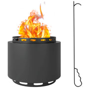 cortex-london-windsor-smokeless-wood-burning-fire-pit-dark-grey-metal-48-5cm