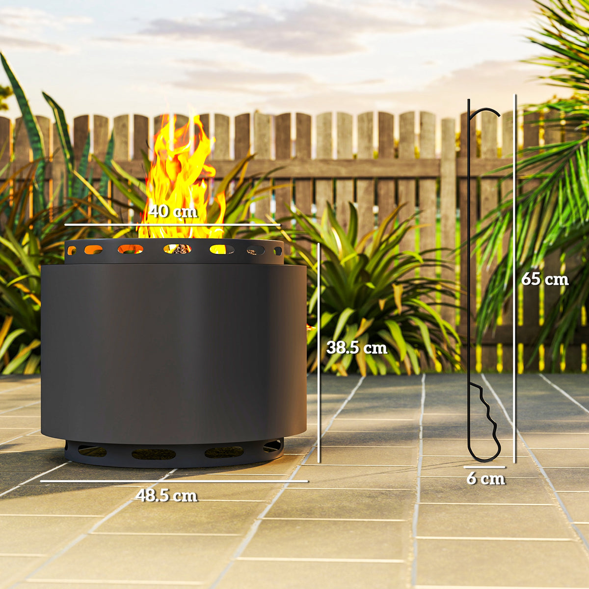 cortex-london-windsor-smokeless-wood-burning-fire-pit-dark-grey-metal-48-5cm