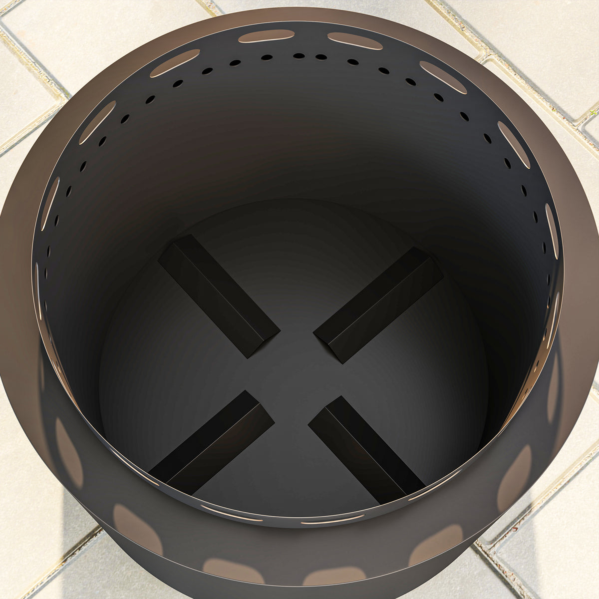 cortex-london-windsor-smokeless-wood-burning-fire-pit-dark-grey-metal-48-5cm