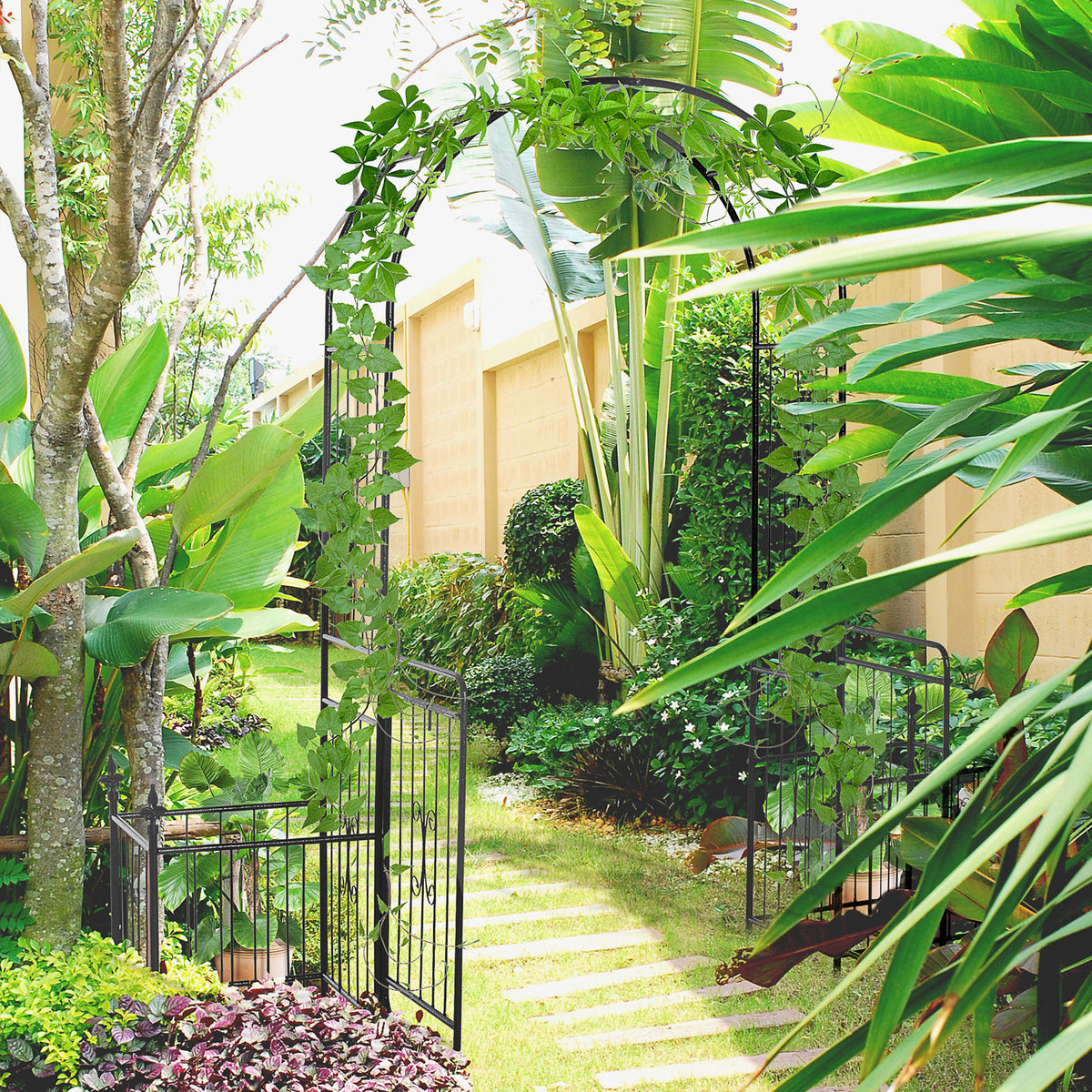 cortex-london-windsor-metal-garden-arbor-arch-gate-with-planter-boxes