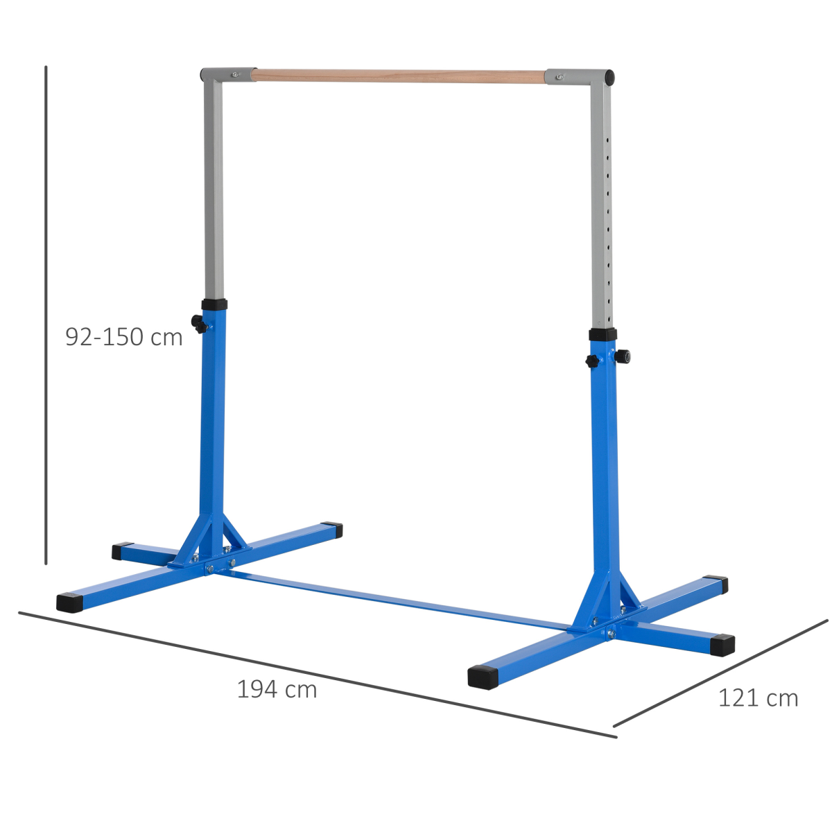 cortex-london-windsor-adjustable-kids-gymnastics-horizontal-bar-light-blue-steel-beech-wood