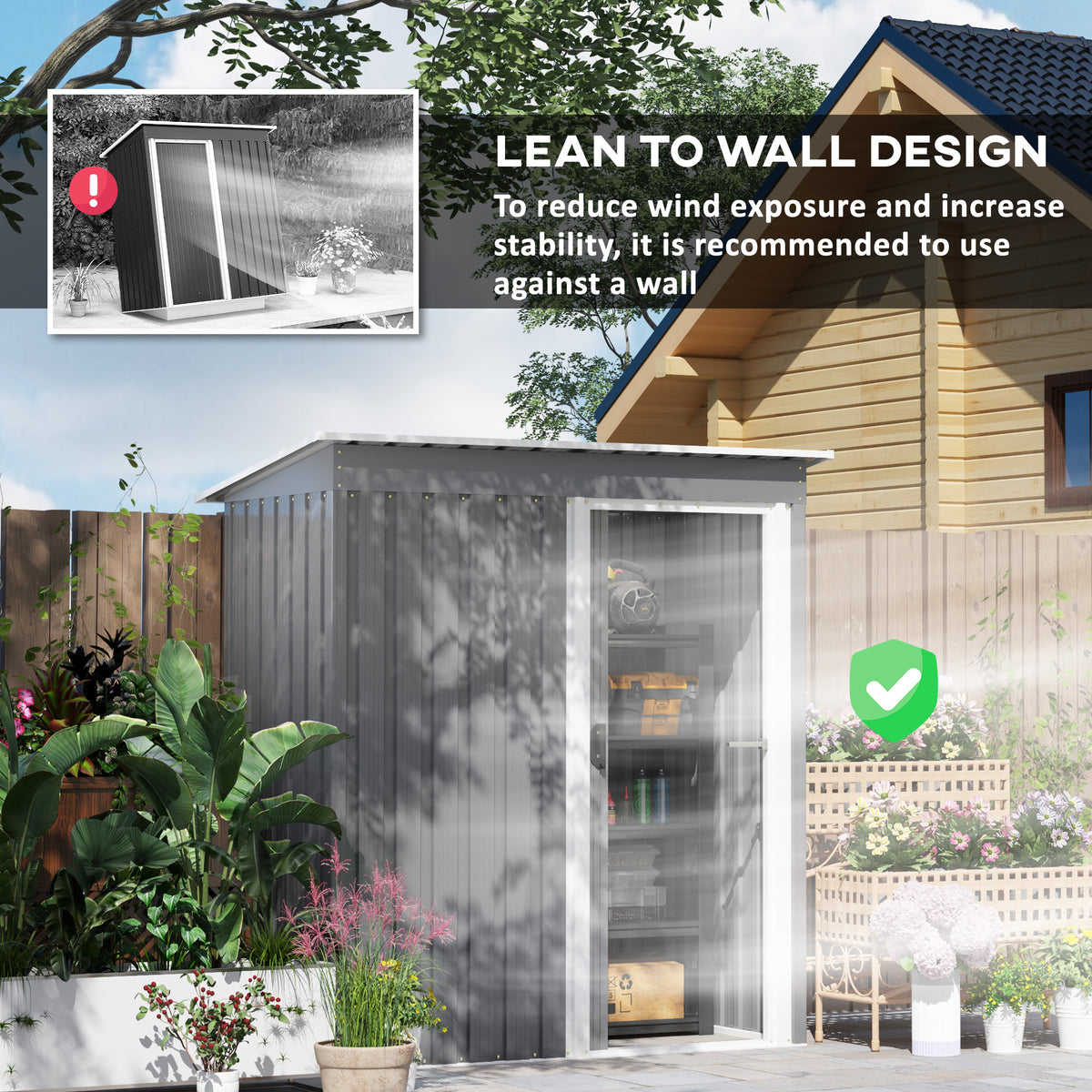 cortex-london-york-galvanised-steel-garden-storage-shed-sliding-door-light-grey