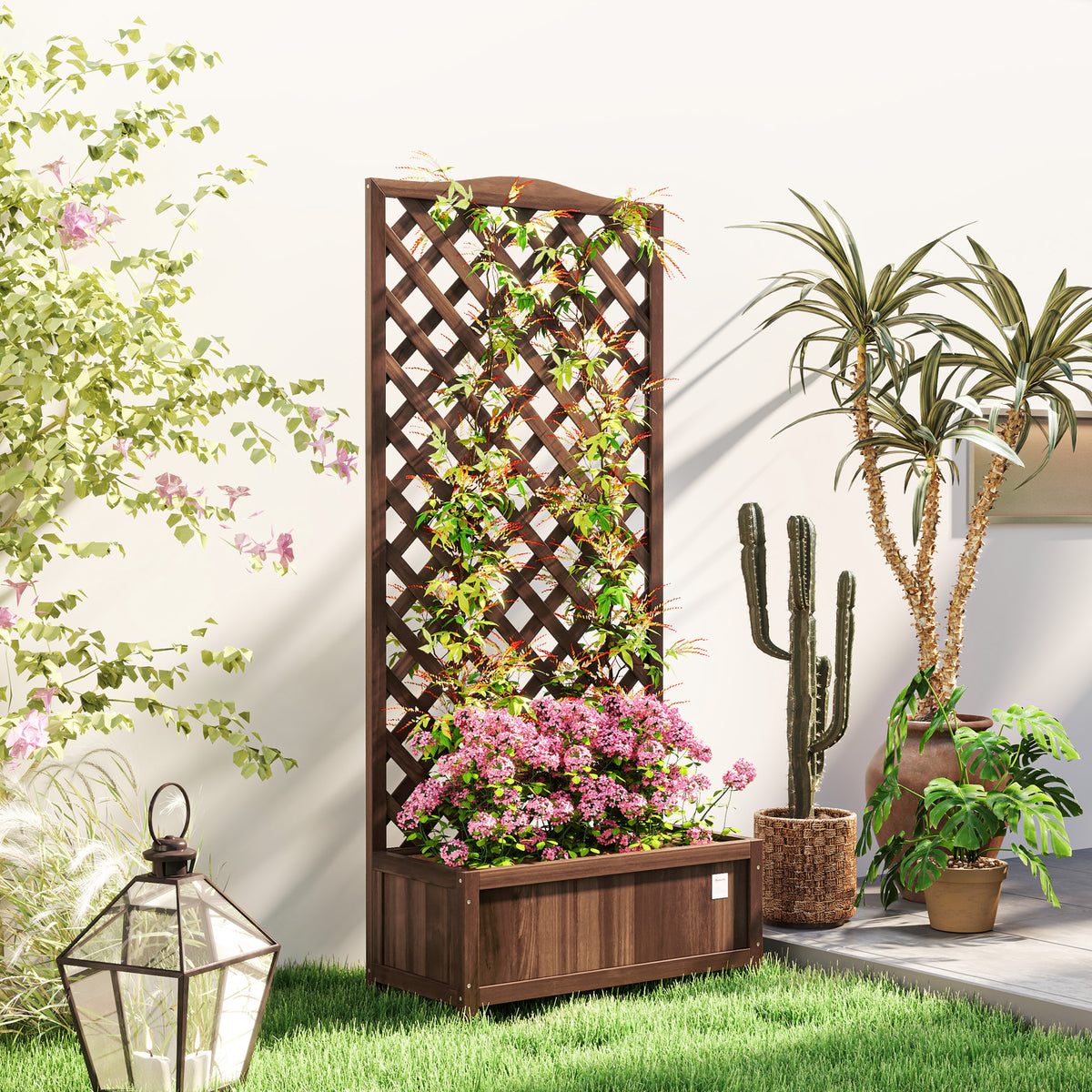 cortex-london-windsor-dark-brown-wooden-trellis-planter-box
