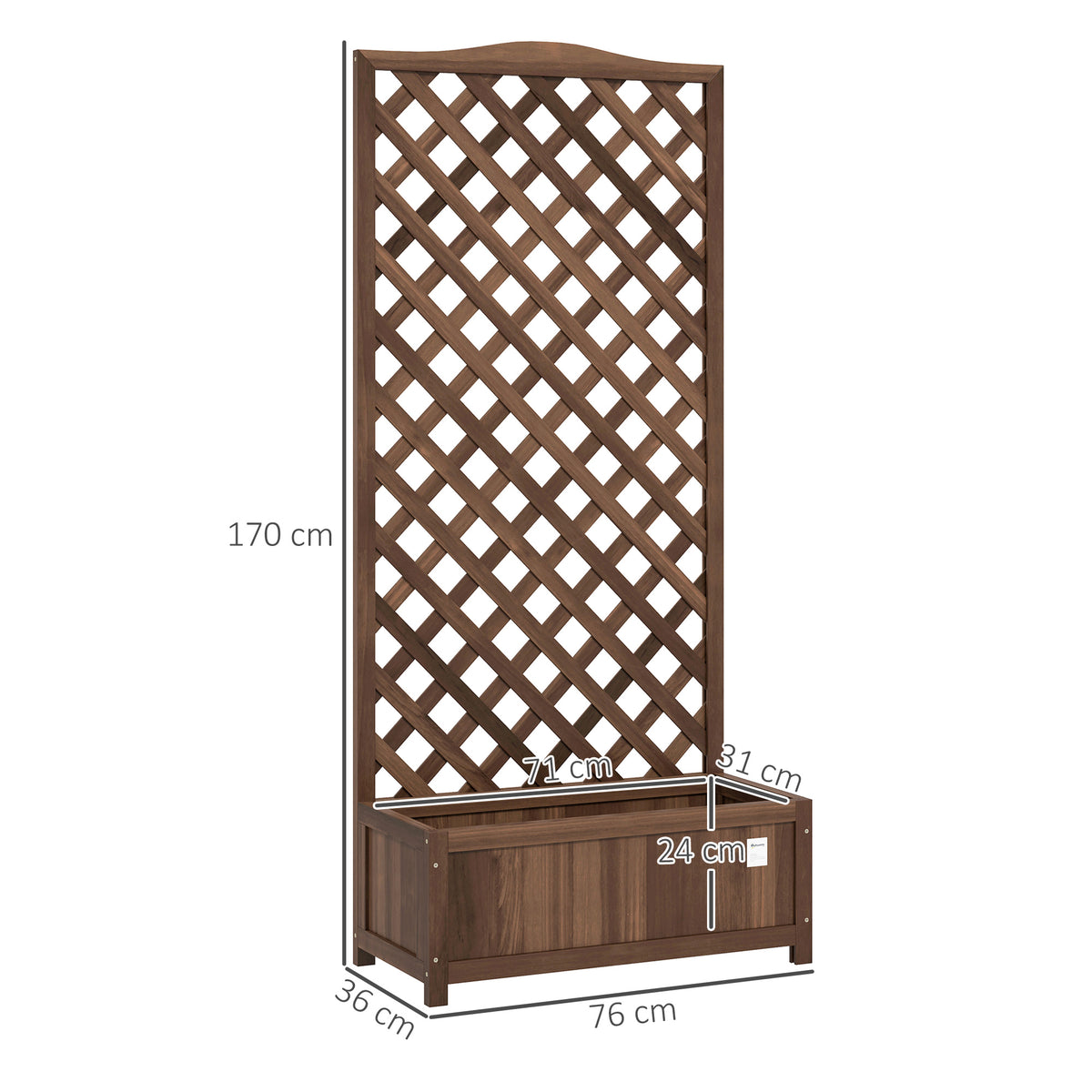 cortex-london-windsor-dark-brown-wooden-trellis-planter-box