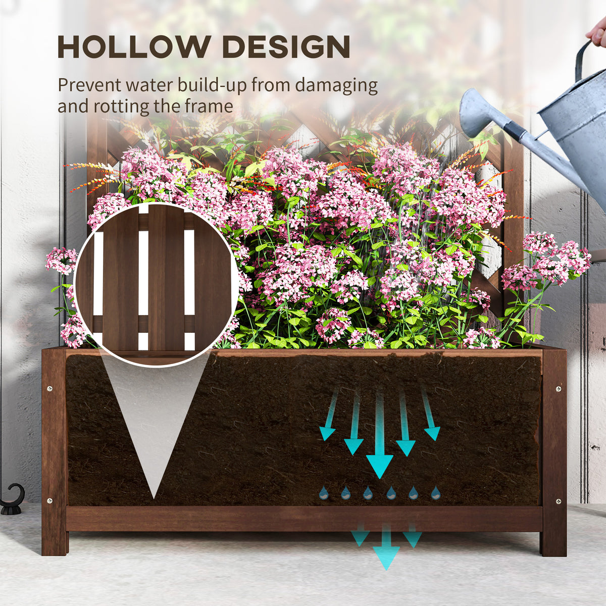 cortex-london-windsor-dark-brown-wooden-trellis-planter-box