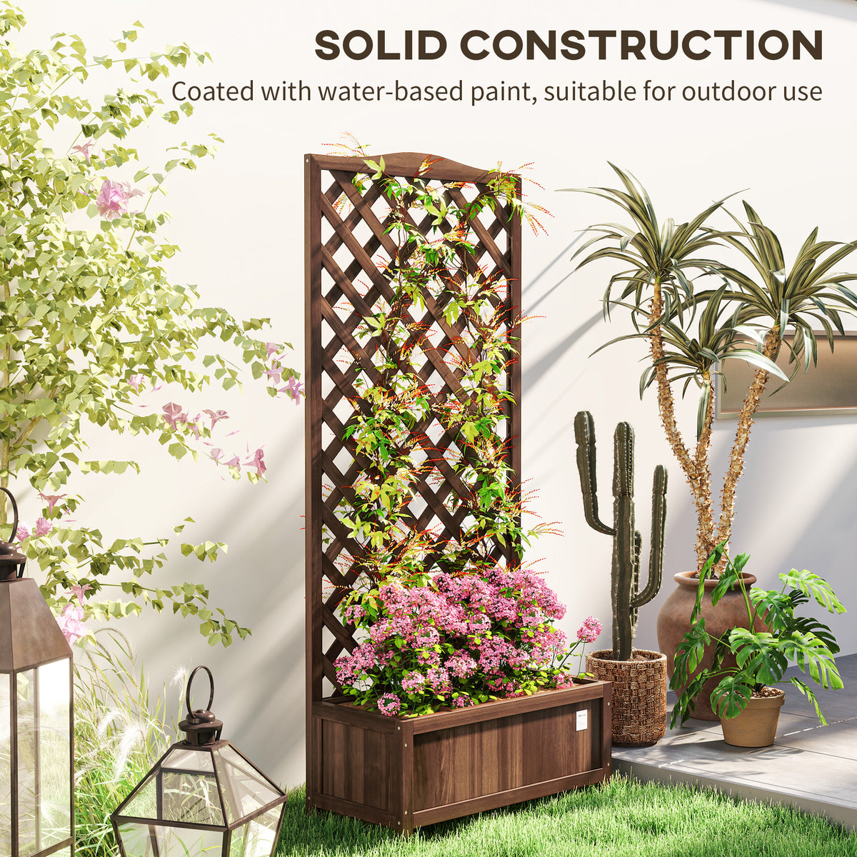 cortex-london-windsor-dark-brown-wooden-trellis-planter-box