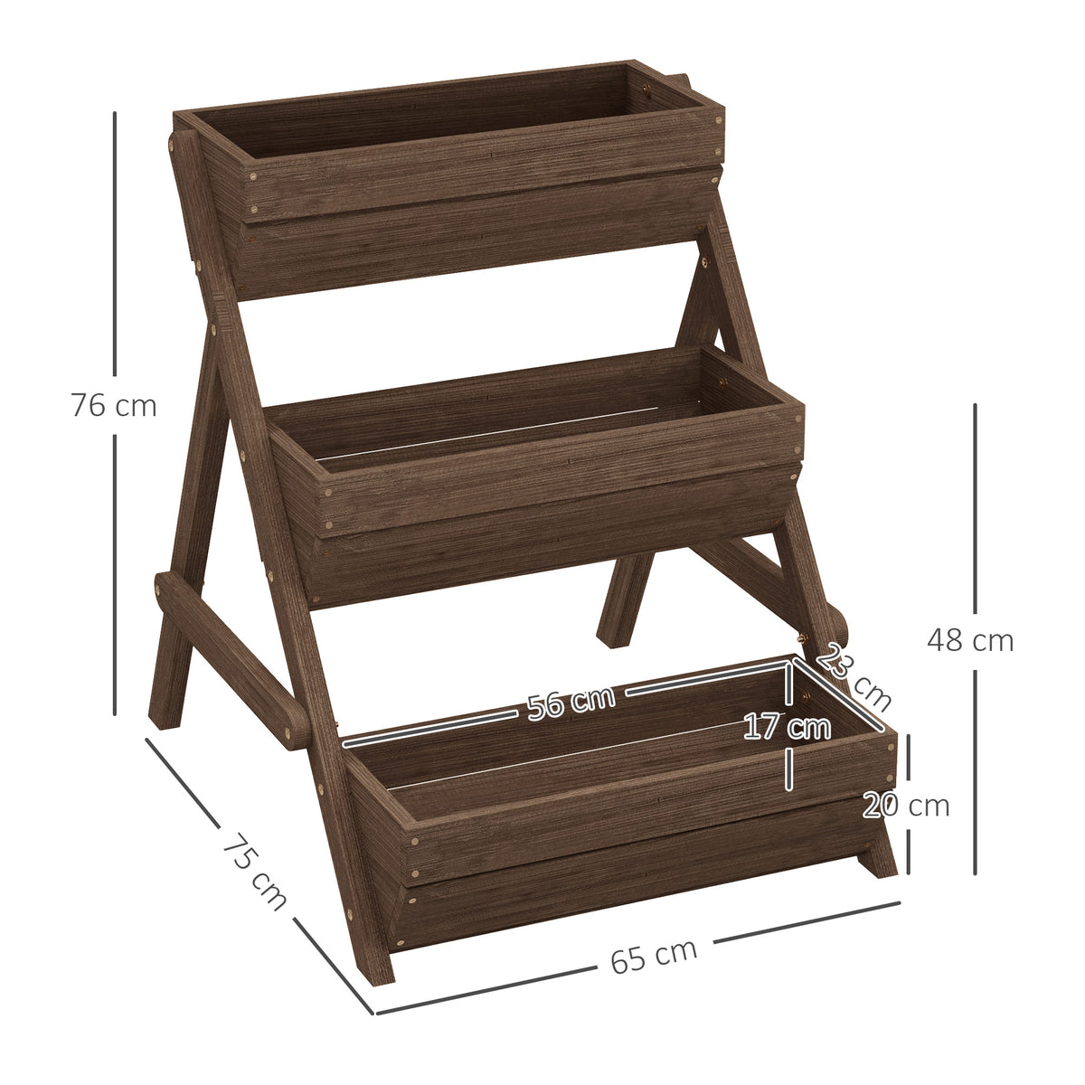 cortex-london-kensington-three-tier-wooden-raised-garden-planter-tan