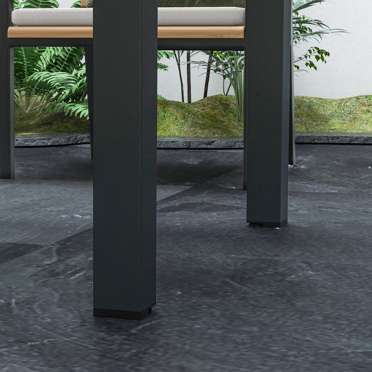 cortex-london-windsor-extendable-outdoor-dining-table-black-clear-tempered-glass-aluminium