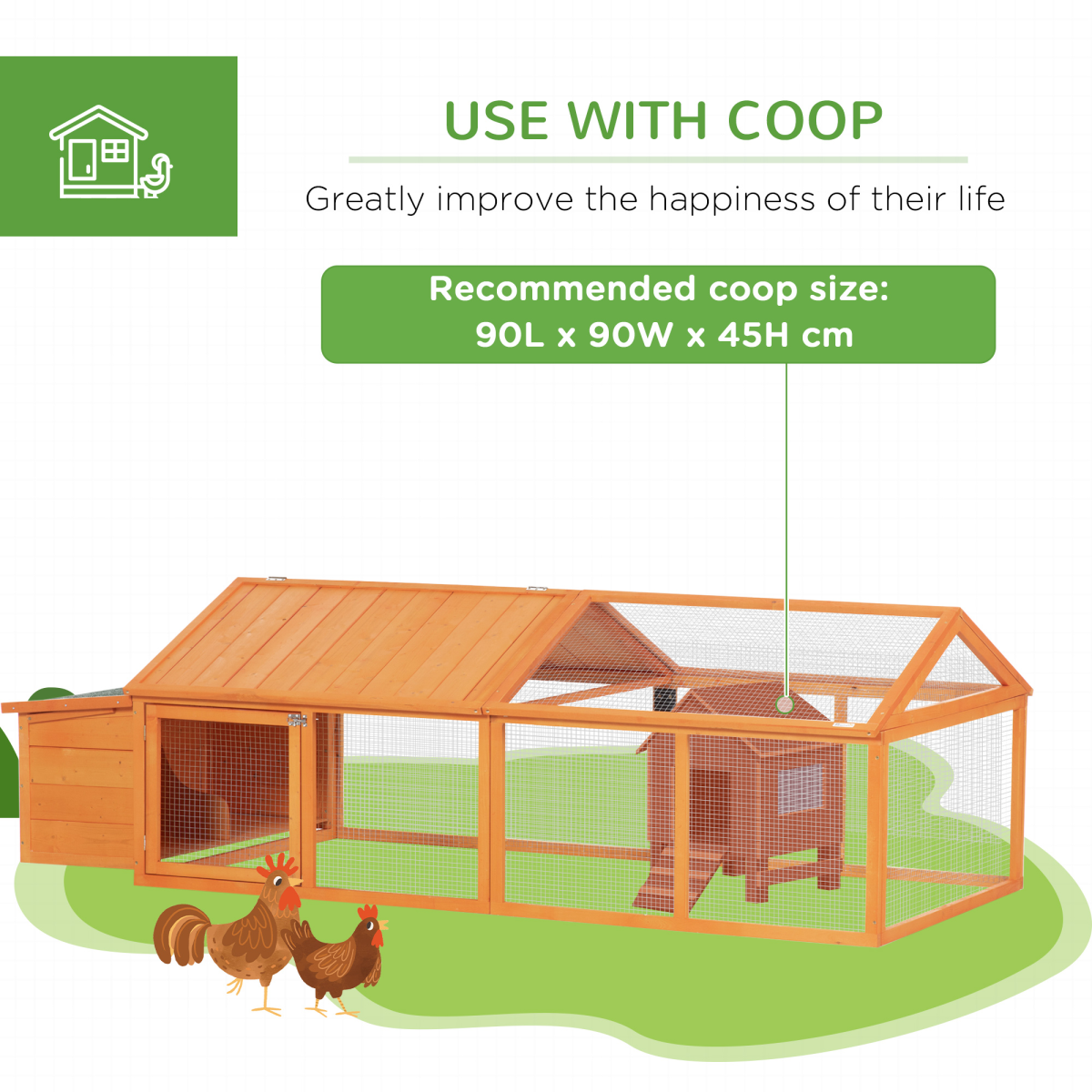 cortex-london-windsor-wooden-chicken-run-nesting-box-white