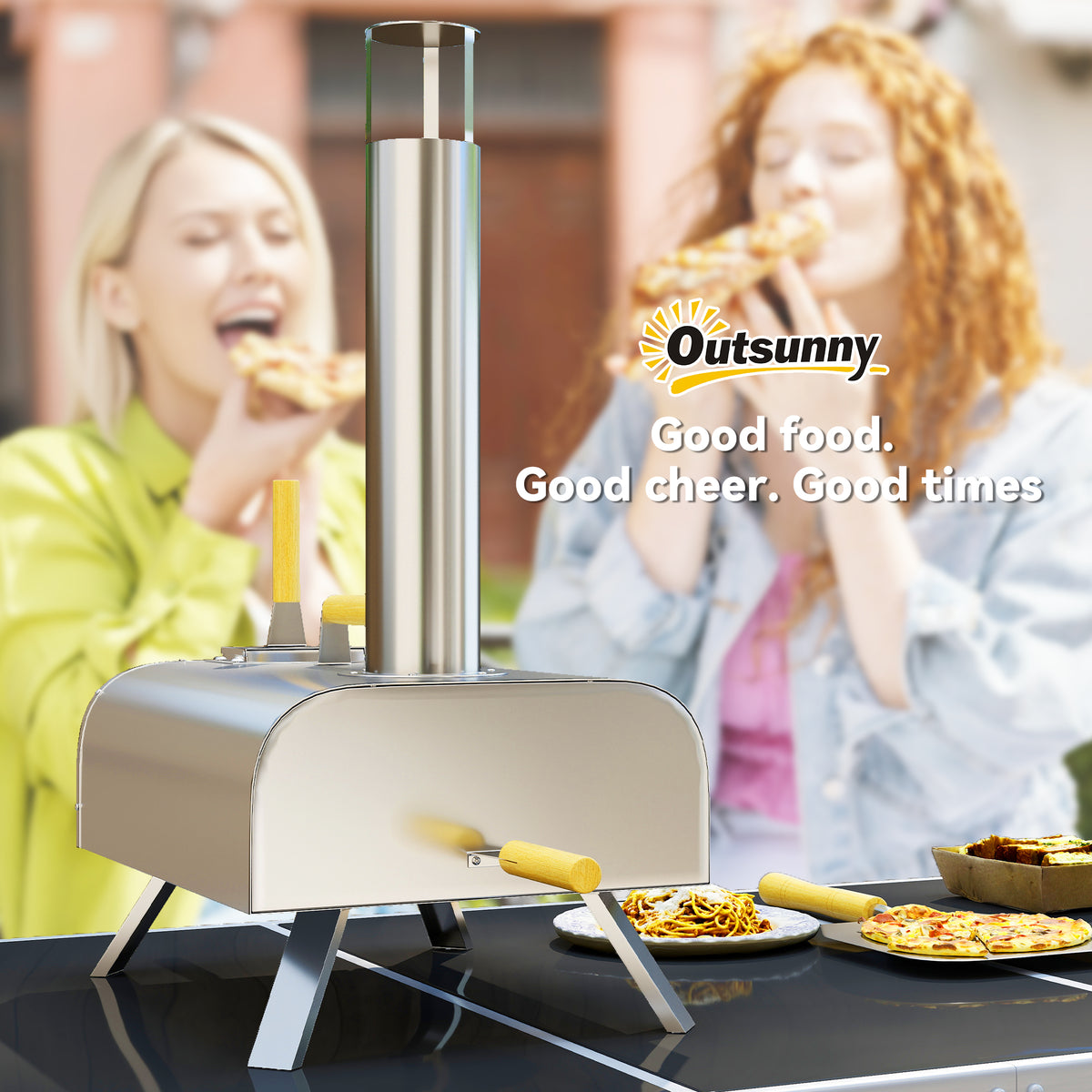 cortex-london-york-portable-12-inch-wood-pellet-pizza-oven-foldable-legs-stainless-steel