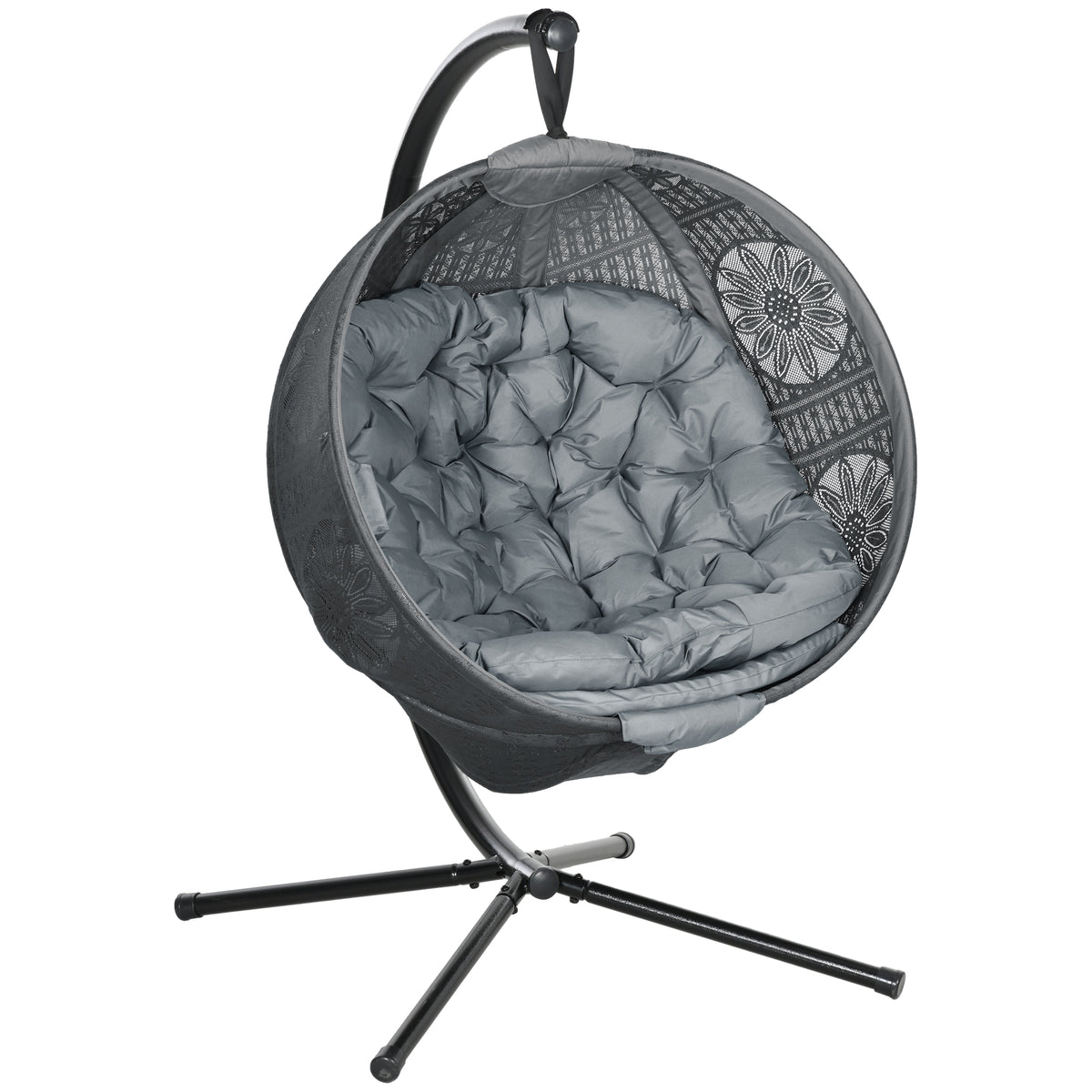 cortex-london-windsor-charcoal-grey-hanging-swing-chair-stand-side-pocket