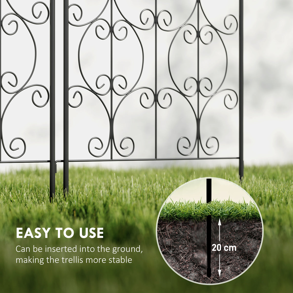 cortex-london-windsor-scrollwork-metal-garden-trellis-set-of-2-black