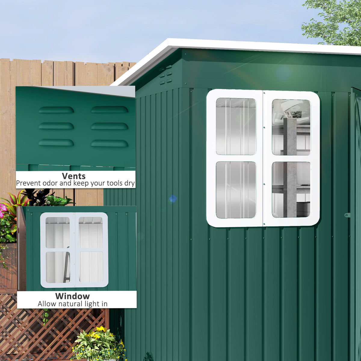 cortex-london-york-galvanised-steel-garden-shed-green