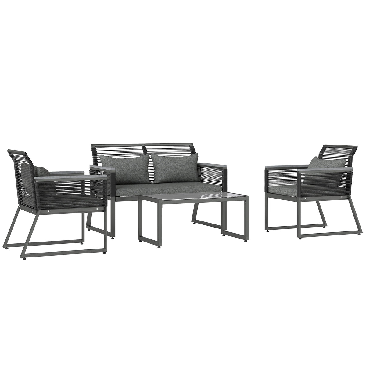 cortex-london-windsor-four-person-rattan-garden-set-charcoal-grey