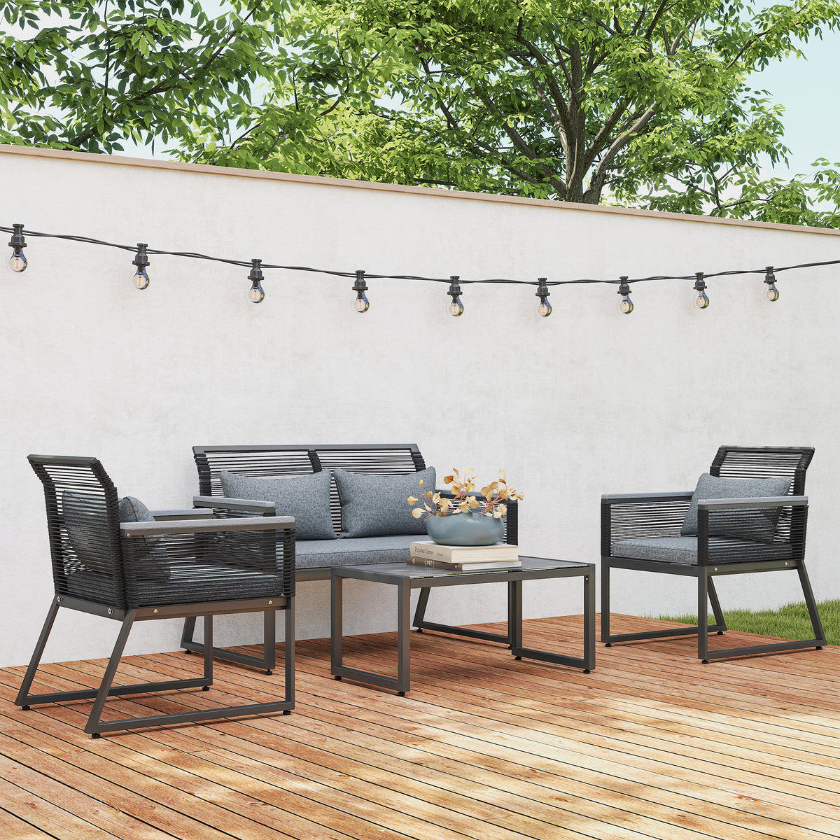 cortex-london-windsor-four-person-rattan-garden-set-charcoal-grey