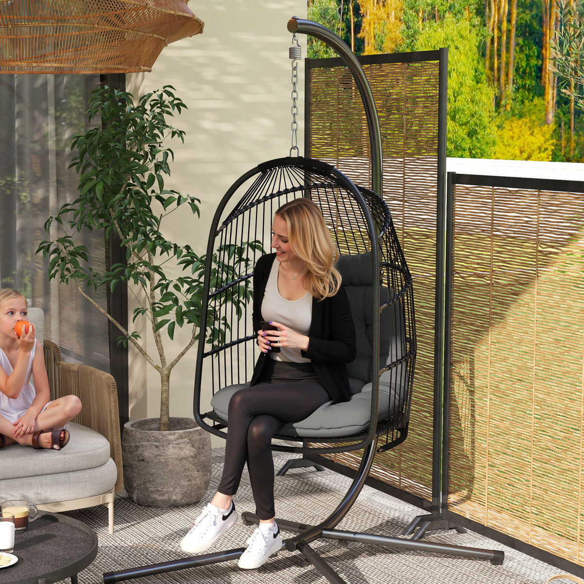 cortex-london-windsor-rattan-egg-swing-chair-dark-grey-black