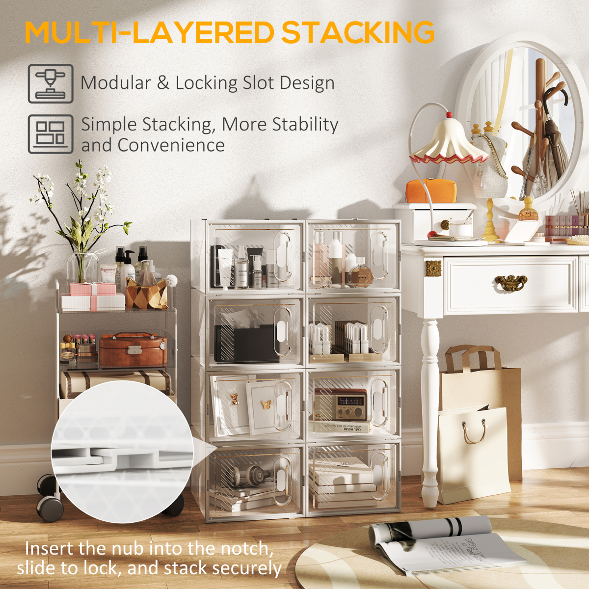 cortex-london-windsor-clear-stackable-shoe-storage-boxes-set-of-8