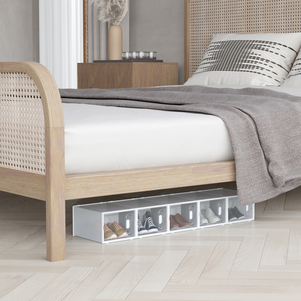 cortex-london-windsor-clear-stackable-shoe-storage-boxes-set-of-8