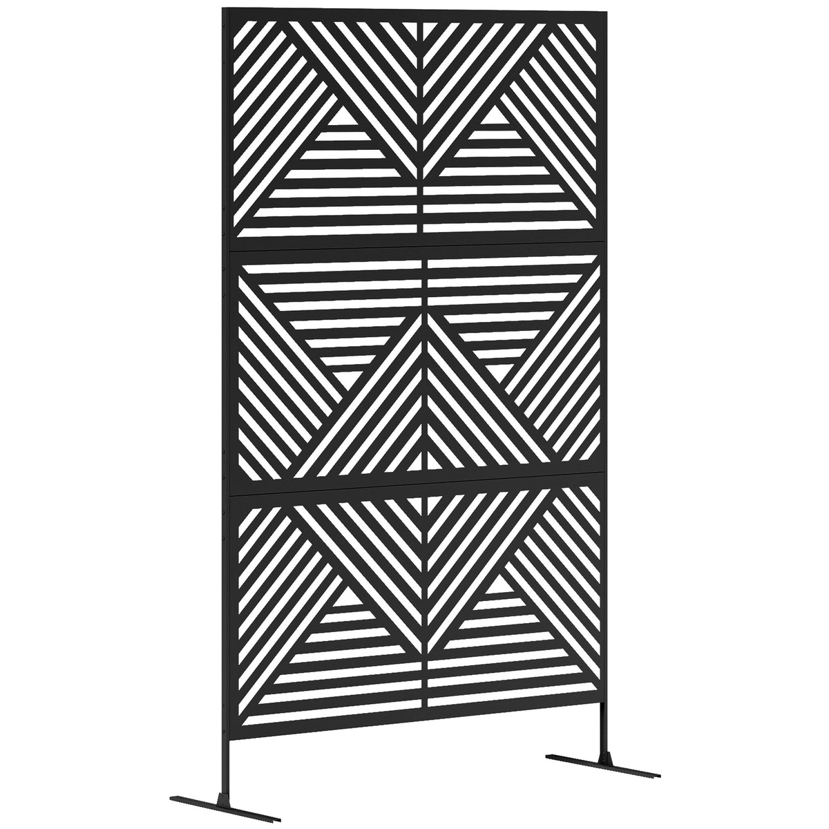 cortex-london-york-rhombus-black-steel-outdoor-privacy-screen