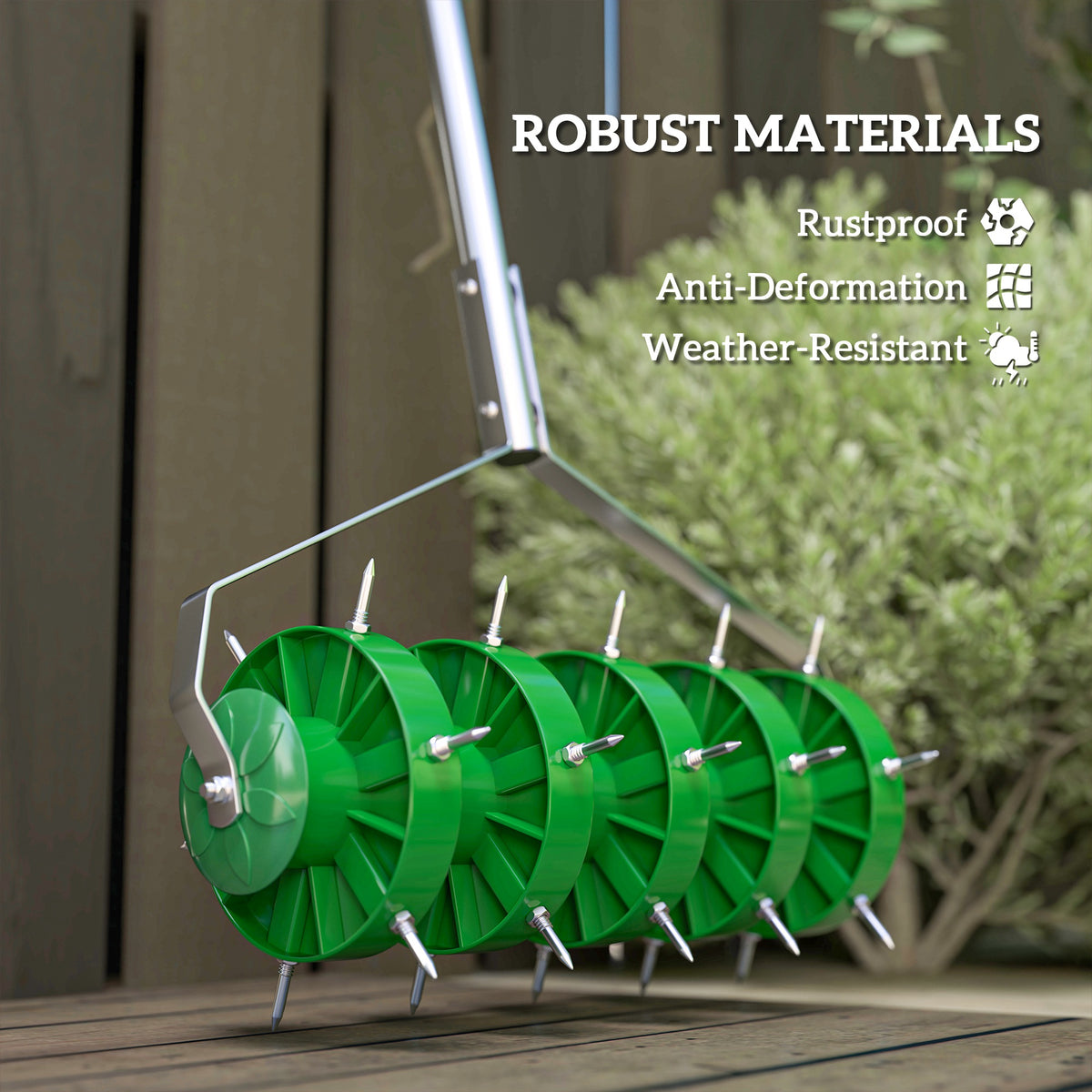 cortex-london-york-soil-aerator-150mm-spike-roller-dark-green