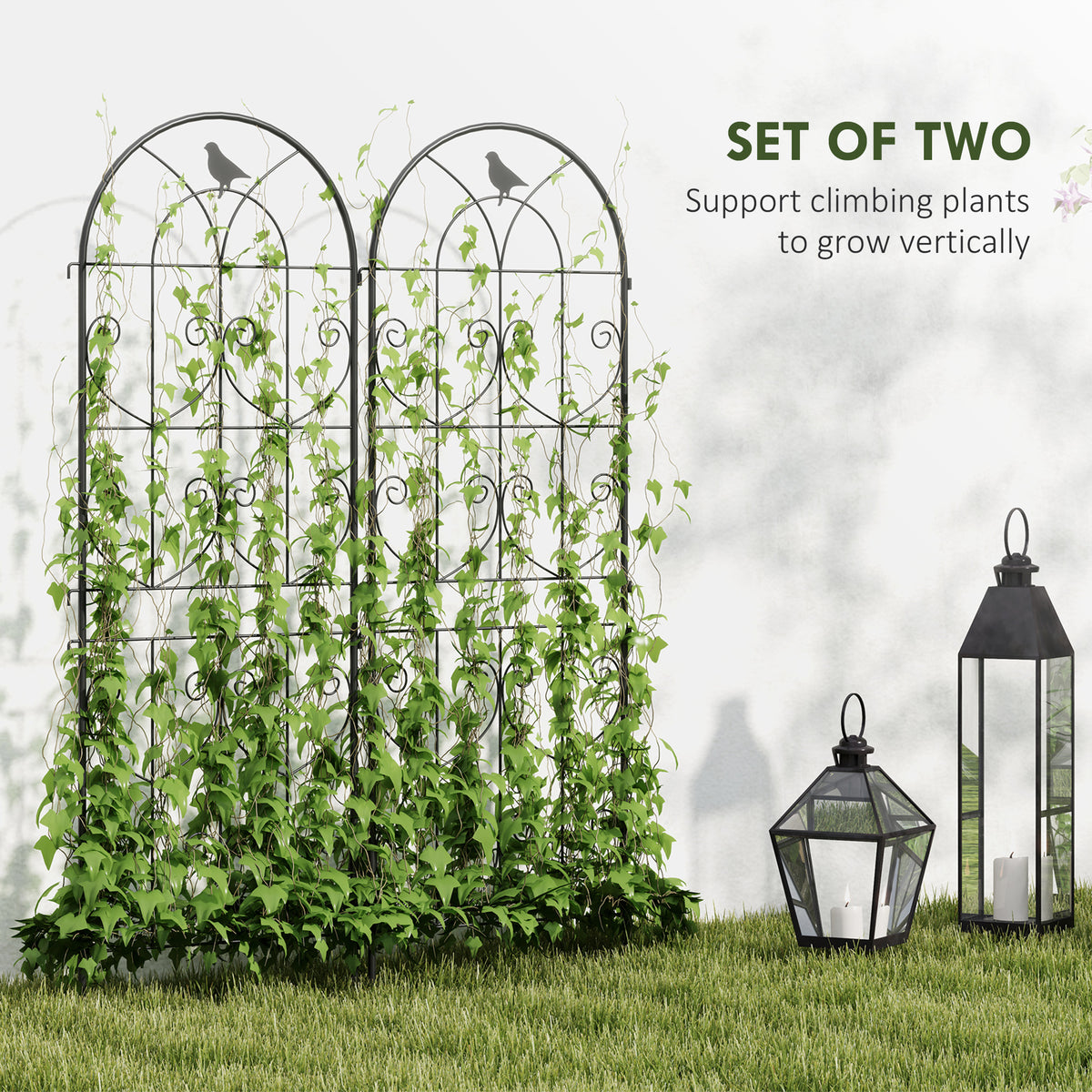 cortex-london-windsor-bird-metal-garden-trellis-panels-set-of-2-black