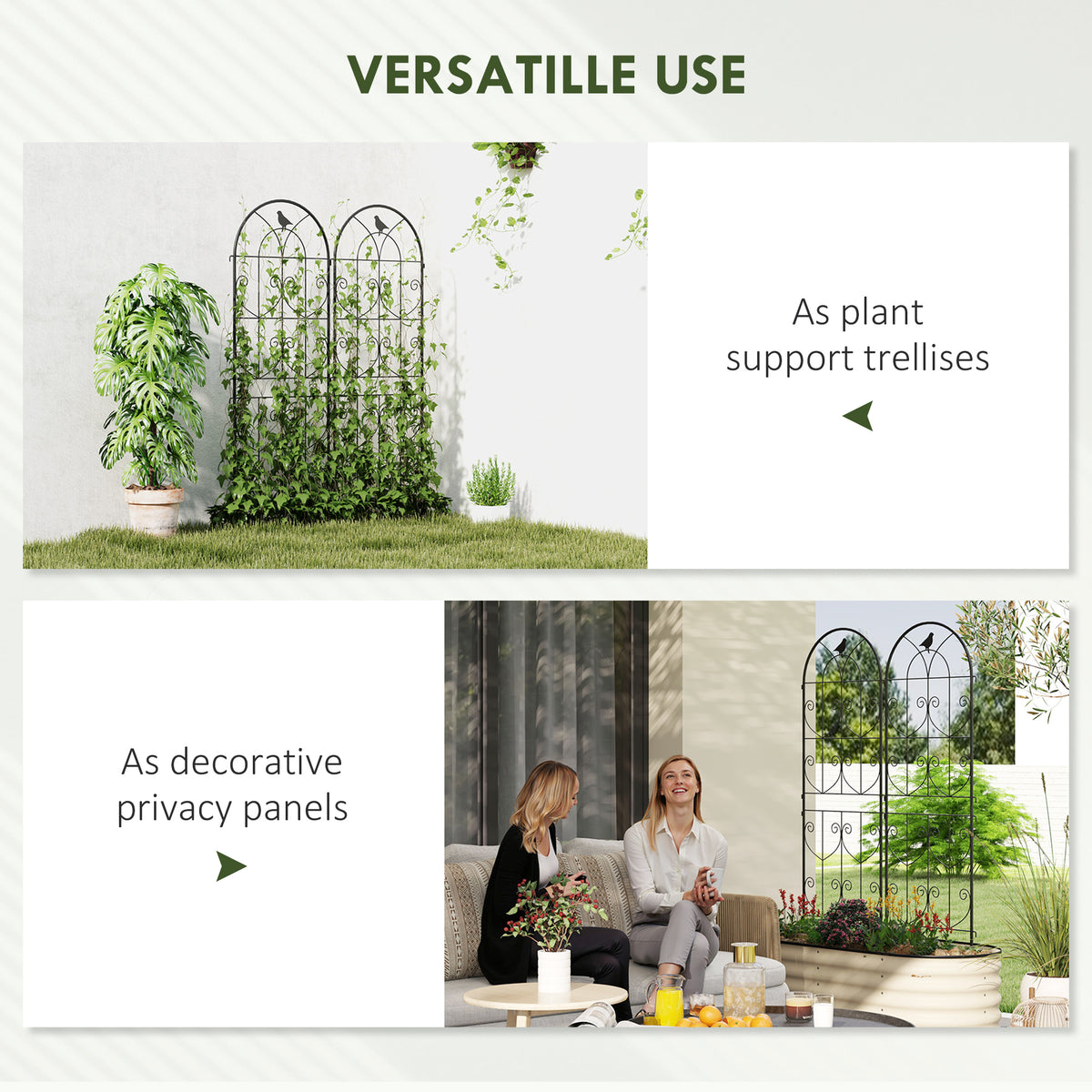 cortex-london-windsor-bird-metal-garden-trellis-panels-set-of-2-black
