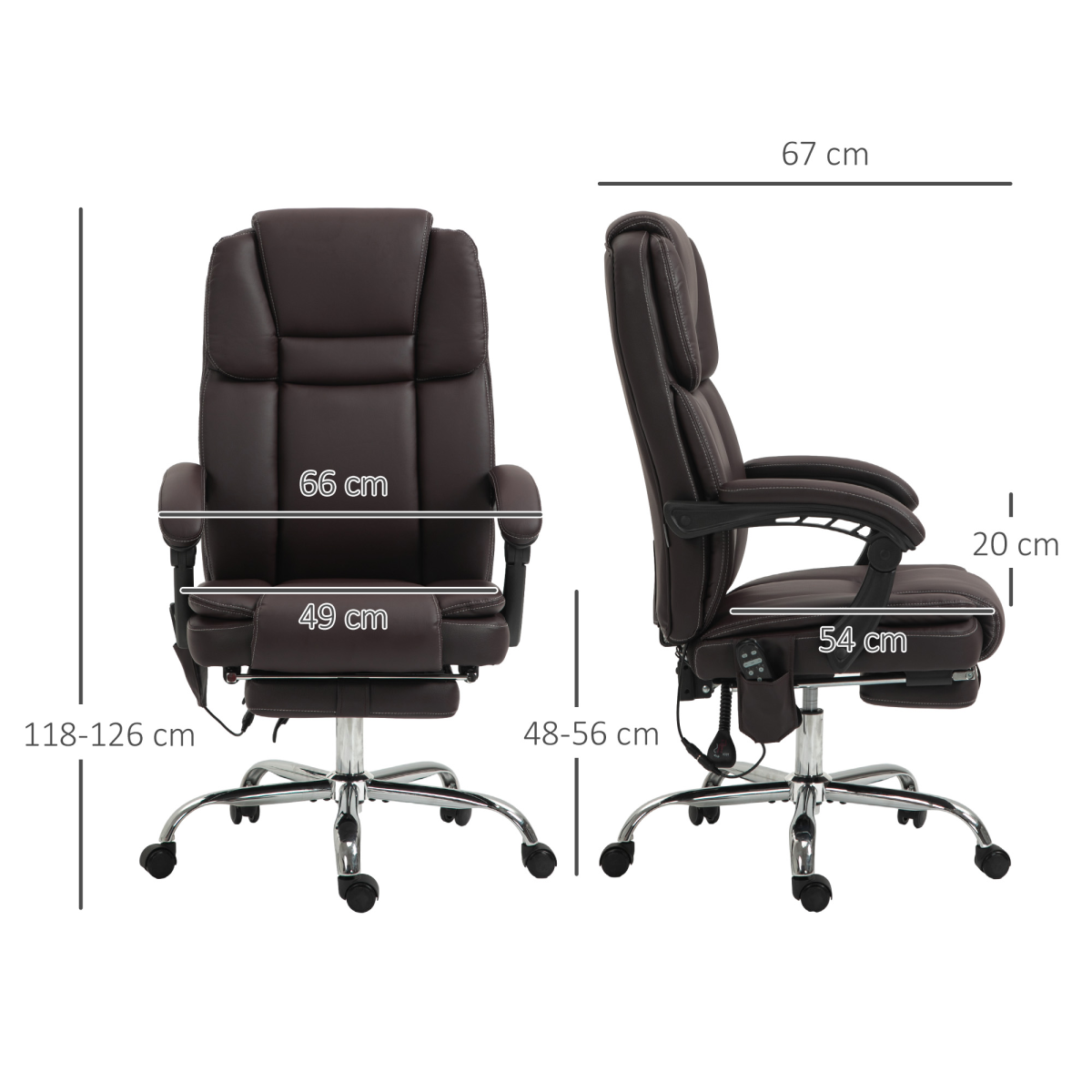 cortex-london-york-massage-recliner-office-chair-black