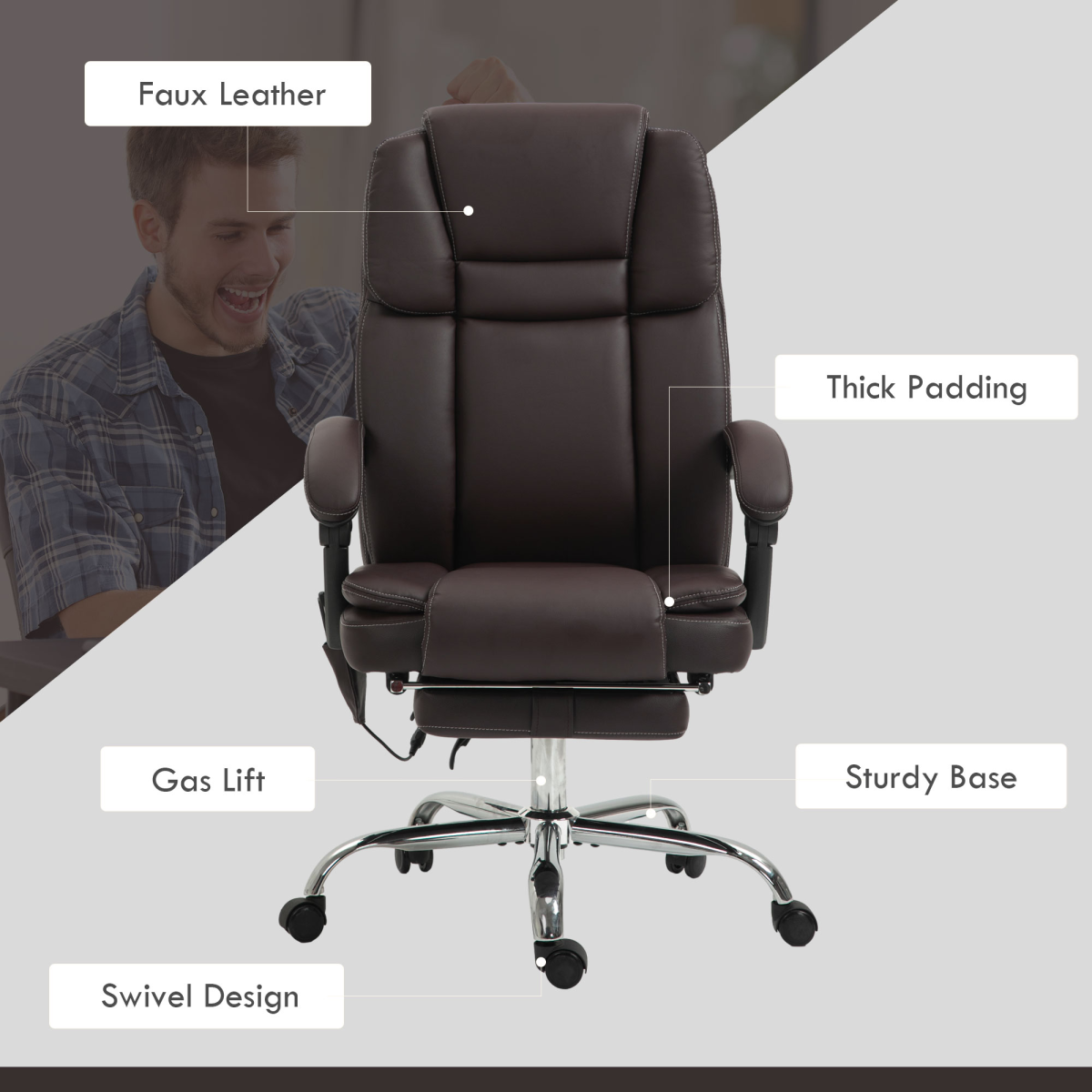 cortex-london-york-massage-recliner-office-chair-black
