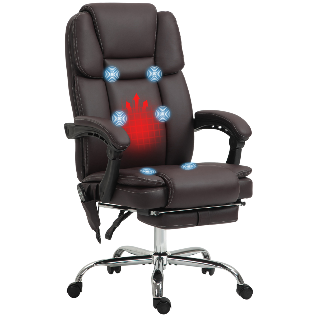 cortex-london-york-massage-recliner-office-chair-black