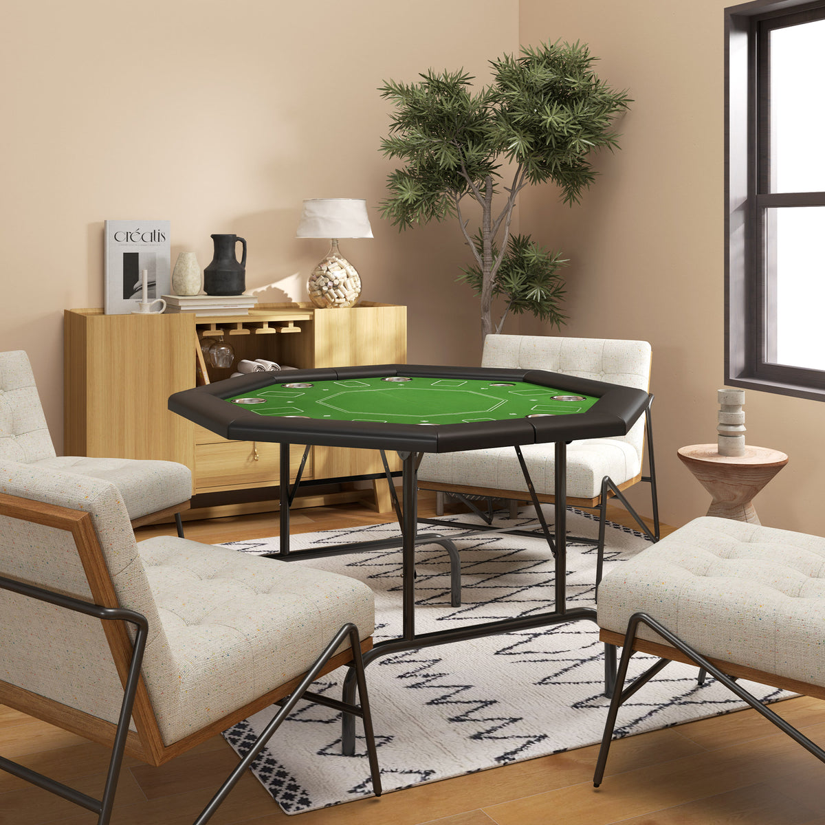 cortex-london-windsor-eight-player-foldable-poker-table-green