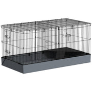 cortex-london-windsor-guinea-pig-cage-and-playpen-black-grey