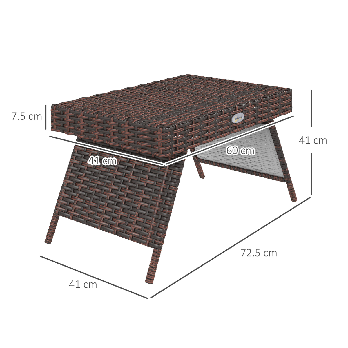 cortex-london-windsor-foldable-rattan-outdoor-coffee-table-black