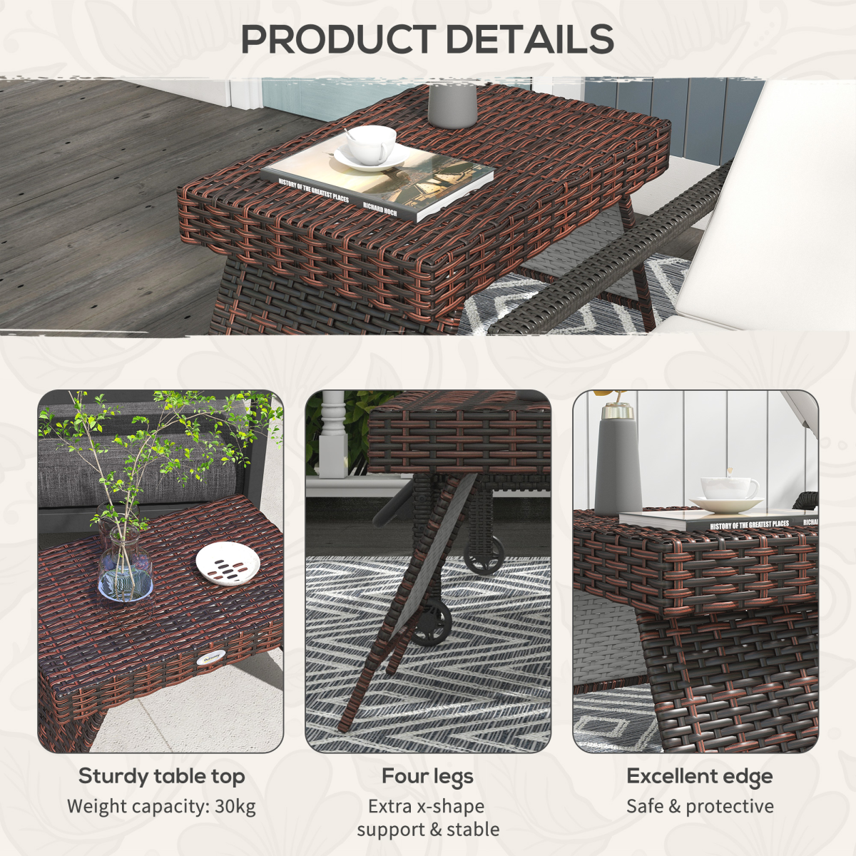 cortex-london-windsor-foldable-rattan-outdoor-coffee-table-black