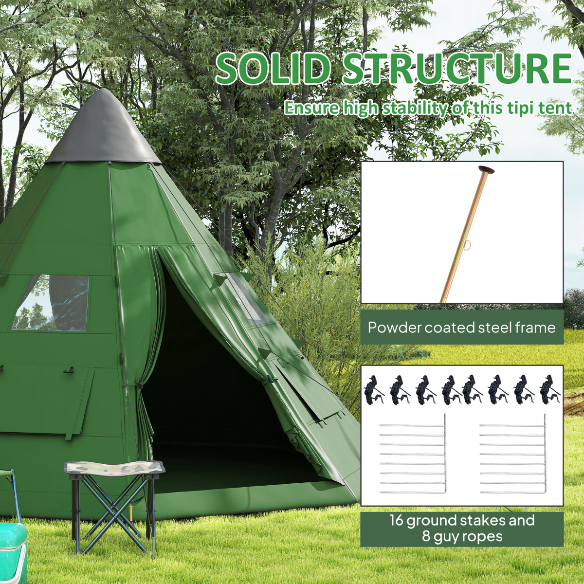 cortex-london-windsor-six-person-family-camping-tent-green-black