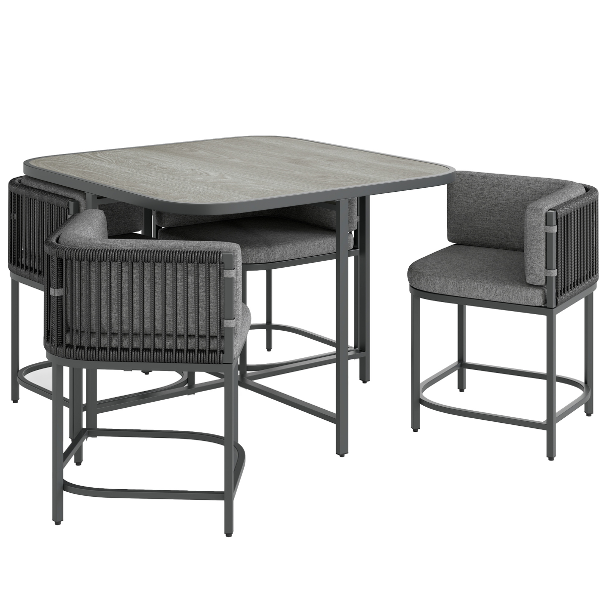 cortex-london-windsor-four-seater-rattan-dining-set-charcoal-grey-black