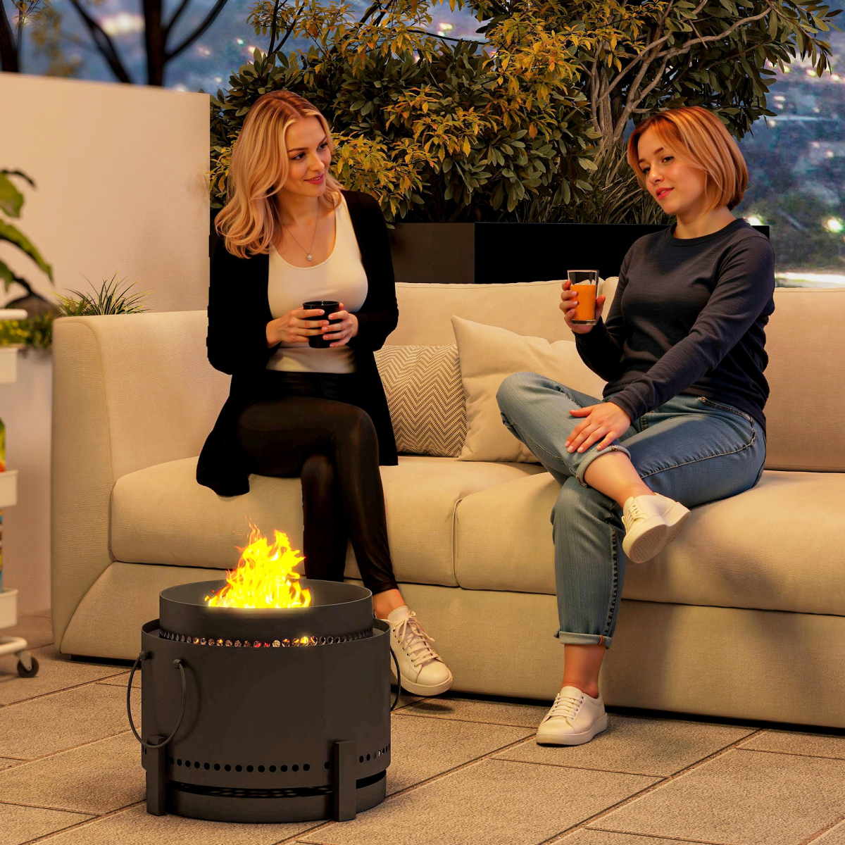 cortex-london-york-smokeless-wood-burning-metal-fire-pit-37cm-dark-grey