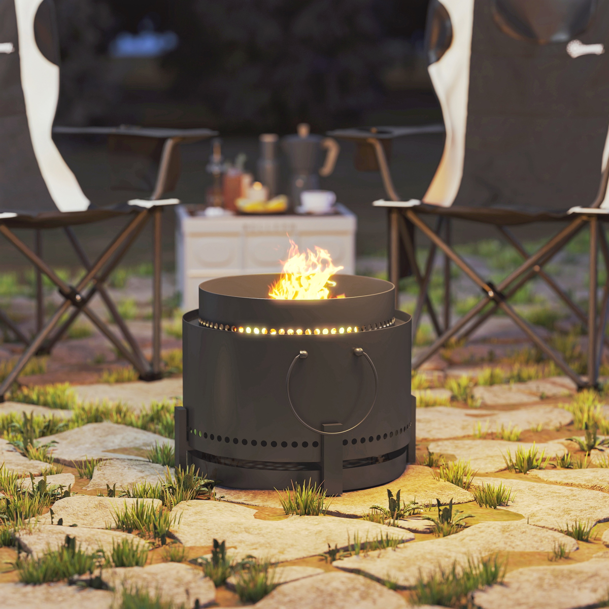cortex-london-york-smokeless-wood-burning-metal-fire-pit-37cm-dark-grey
