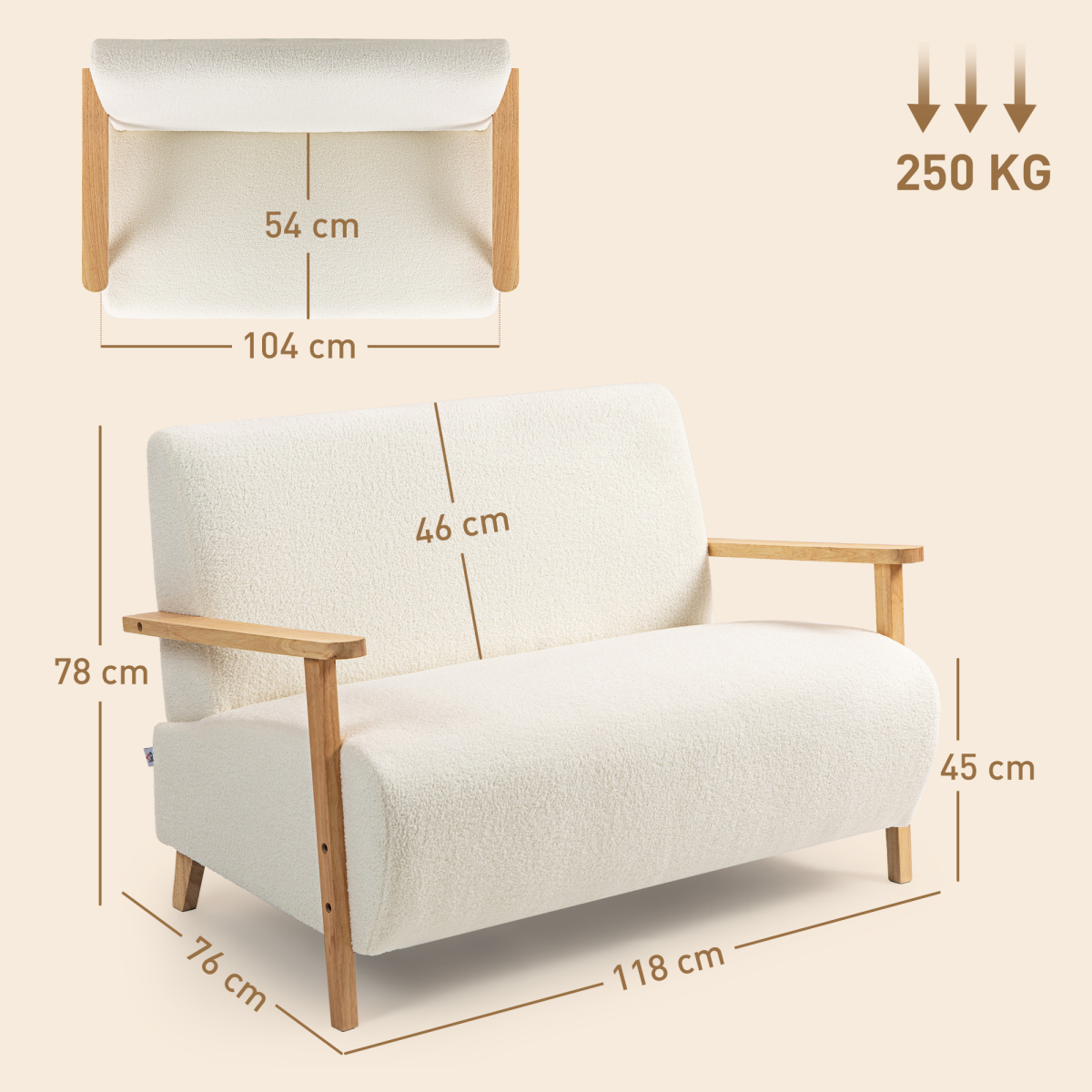 cortex-london-kensington-sherpa-fabric-two-seater-sofa-cream-white