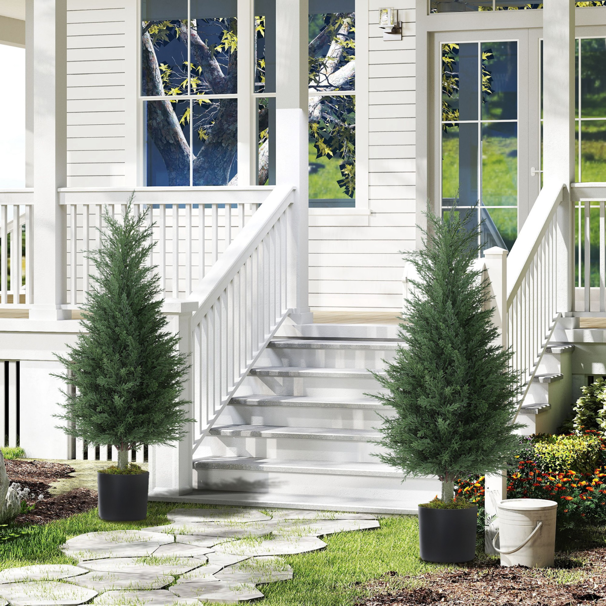 cortex-london-windsor-cypress-artificial-plants-set-of-2-green