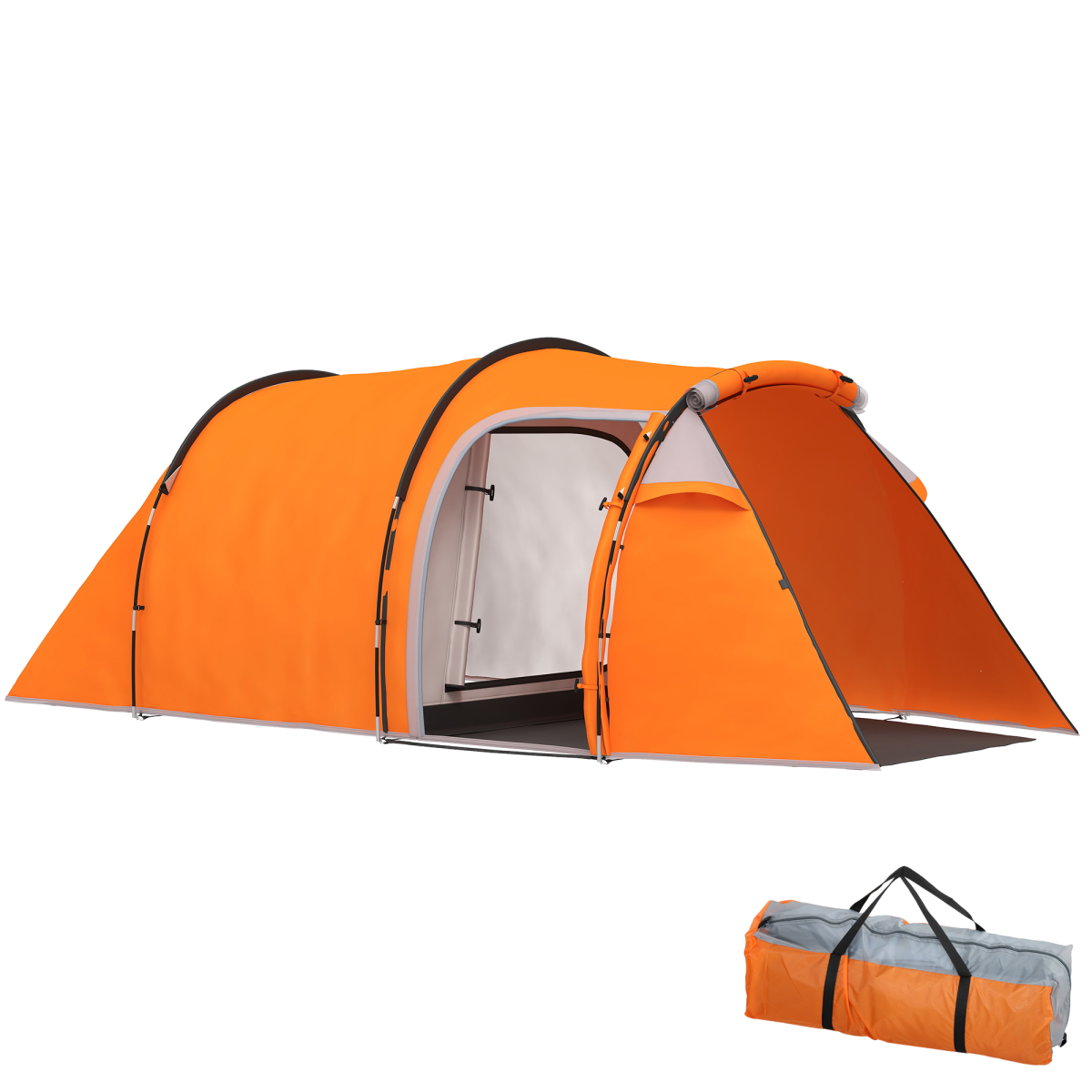 cortex-london-canterbury-3-man-two-room-camping-tent-orange