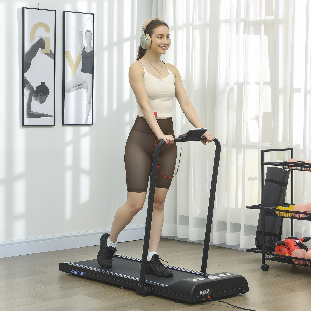 cortex-london-windsor-blue-foldable-walking-treadmill-led-display