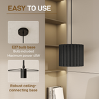 cortex-london-bath-wave-linen-pendant-light-e27-black