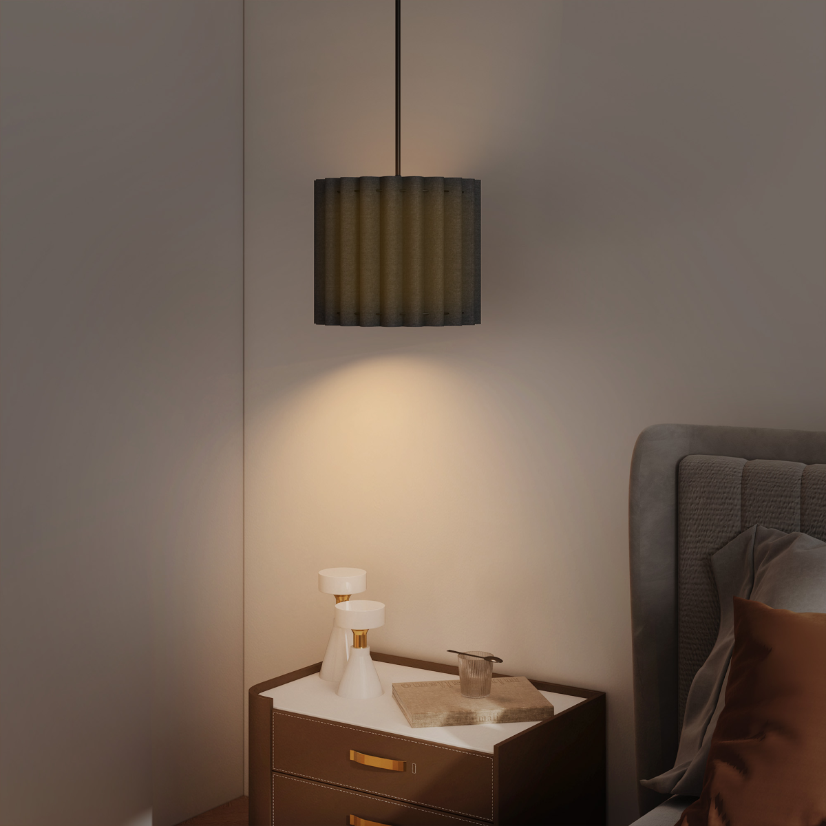 cortex-london-bath-wave-linen-pendant-light-e27-black
