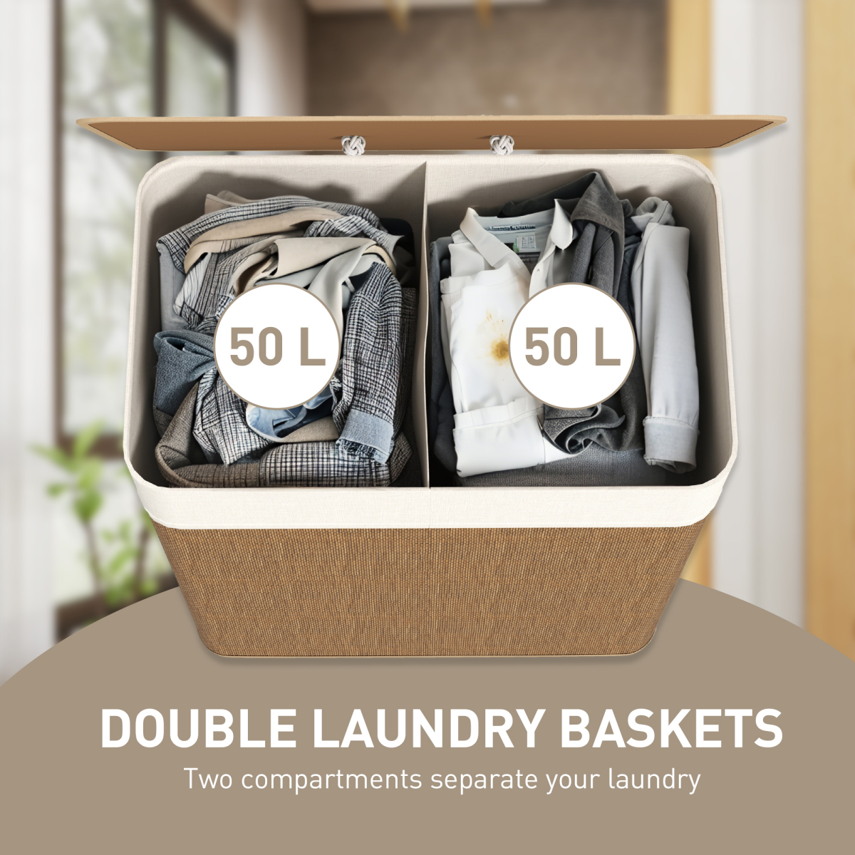cortex-london-homcom-100l-bamboo-laundry-basket-with-lid-brown-cream-white